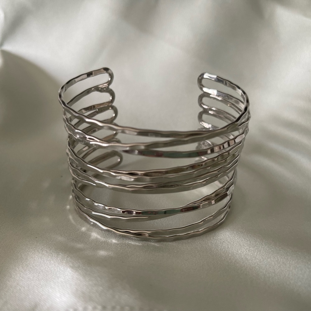 Silver color cuff